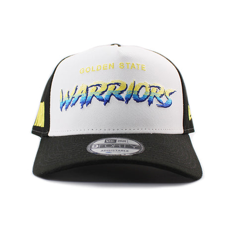 ニューエラ キャップ 9FORTY ゴールデンステイト ウォリアーズ NBA A-FRAME SNAPBACK CAP BLACK
