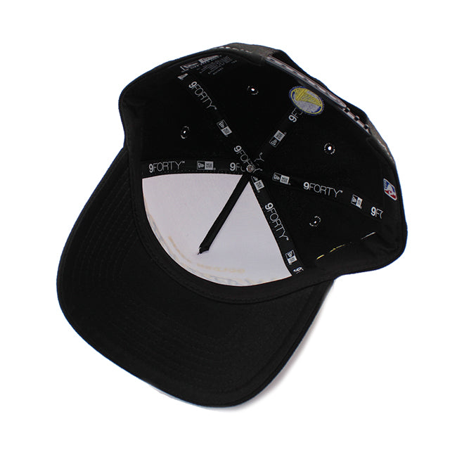 ニューエラ キャップ 9FORTY ゴールデンステイト ウォリアーズ NBA A-FRAME SNAPBACK CAP BLACK