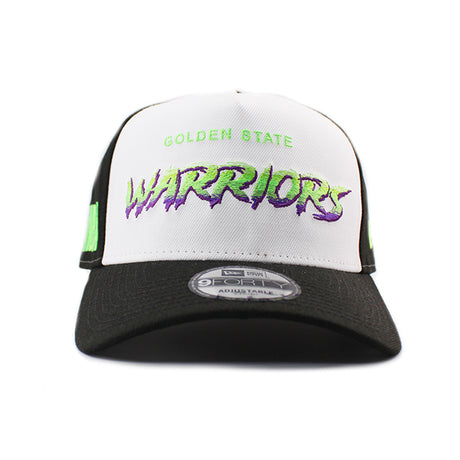 ニューエラ キャップ 9FORTY ゴールデンステイト ウォリアーズ NBA A-FRAME SNAPBACK CAP BLACK