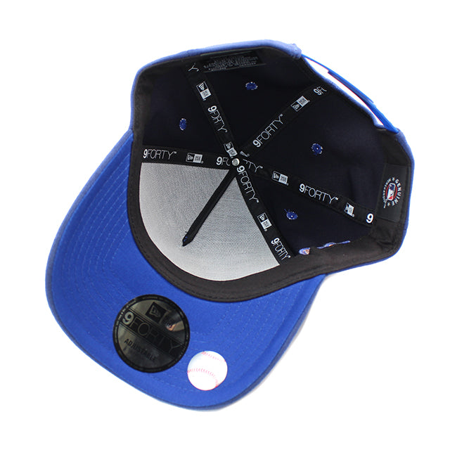 ニューエラ キャップ 9FORTY ロサンゼルス ドジャース MLB 1981 WORLD SERIES A-FRAME VELOUR SNAPBACK CAP BLU