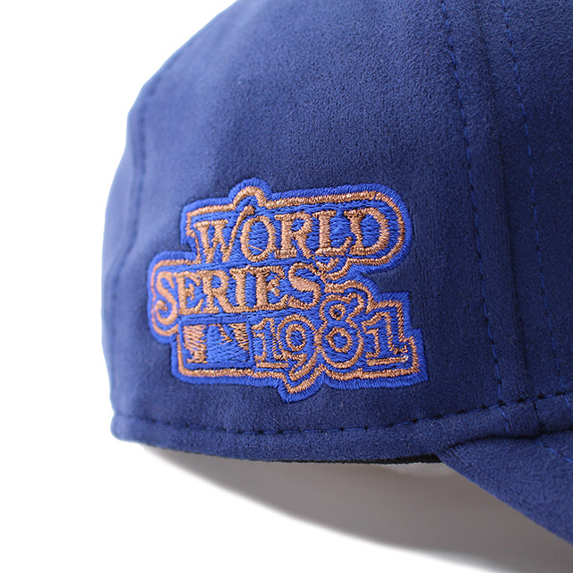 ニューエラ キャップ 9FORTY ロサンゼルス ドジャース MLB 1981 WORLD SERIES A-FRAME VELOUR SNAPBACK CAP BLU
