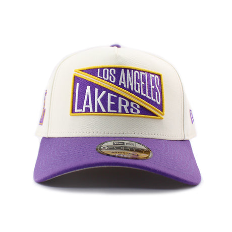 ニューエラ キャップ 9FORTY ロサンゼルス レイカーズ NBA A-FRAME SNAPBACK CAP CHROME