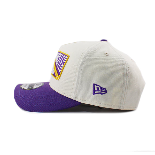 ニューエラ キャップ 9FORTY ロサンゼルス レイカーズ NBA A-FRAME SNAPBACK CAP CHROME