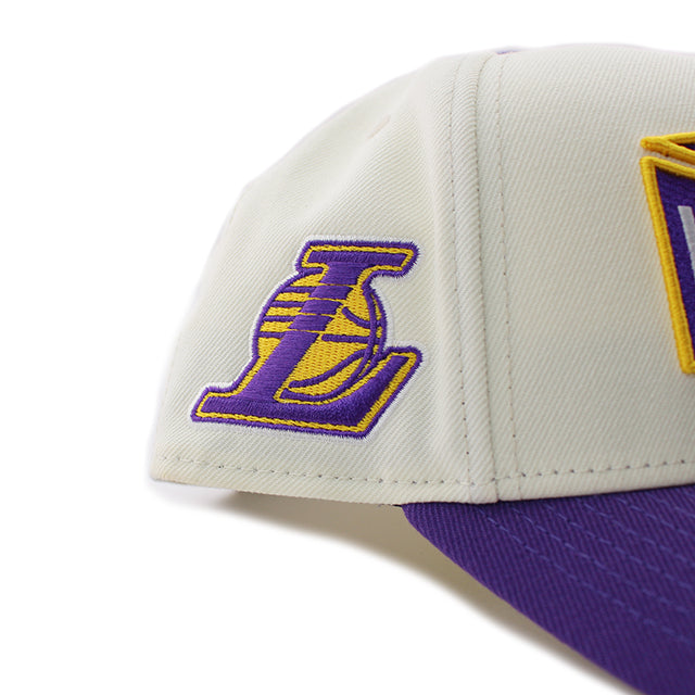 ニューエラ キャップ 9FORTY ロサンゼルス レイカーズ NBA A-FRAME SNAPBACK CAP CHROME