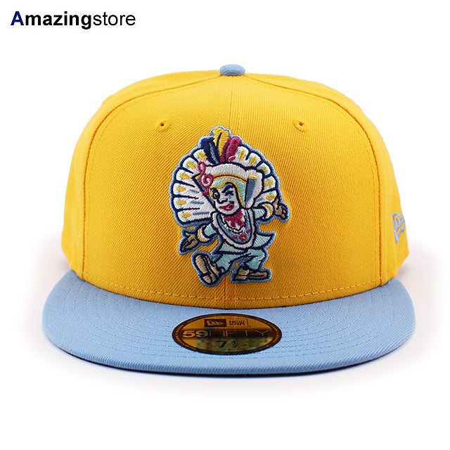 ニューエラ キャップ 59FIFTY リーハイバレー アイアンピッグス MiLB THEME NIGHT FITTED CAP GOLD SKY
