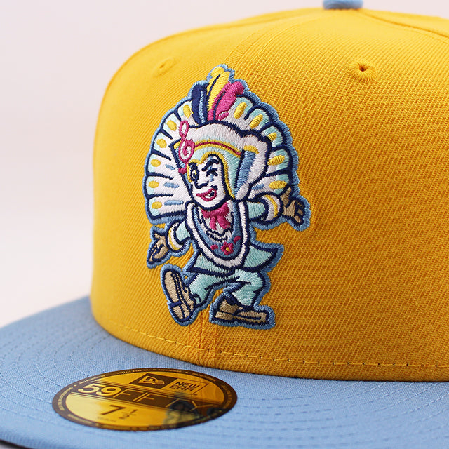 ニューエラ キャップ 59FIFTY リーハイバレー アイアンピッグス MiLB THEME NIGHT FITTED CAP GOLD SKY
