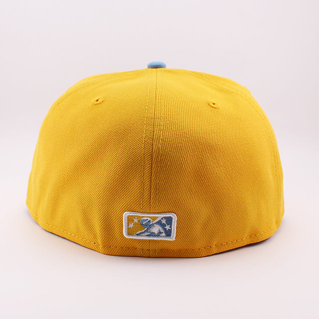 ニューエラ キャップ 59FIFTY リーハイバレー アイアンピッグス MiLB THEME NIGHT FITTED CAP GOLD SKY