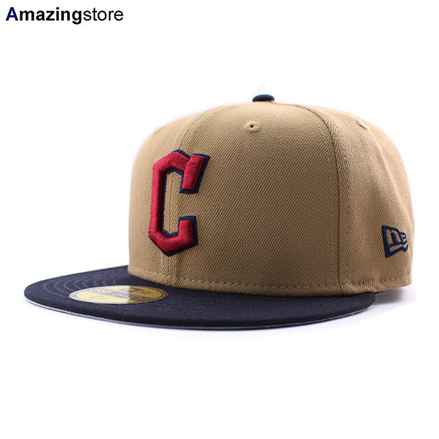 ニューエラ キャップ 59FIFTY クリーブランド ガーディアンズ MLB CITY CONNECT FITTED CAP KHAKI