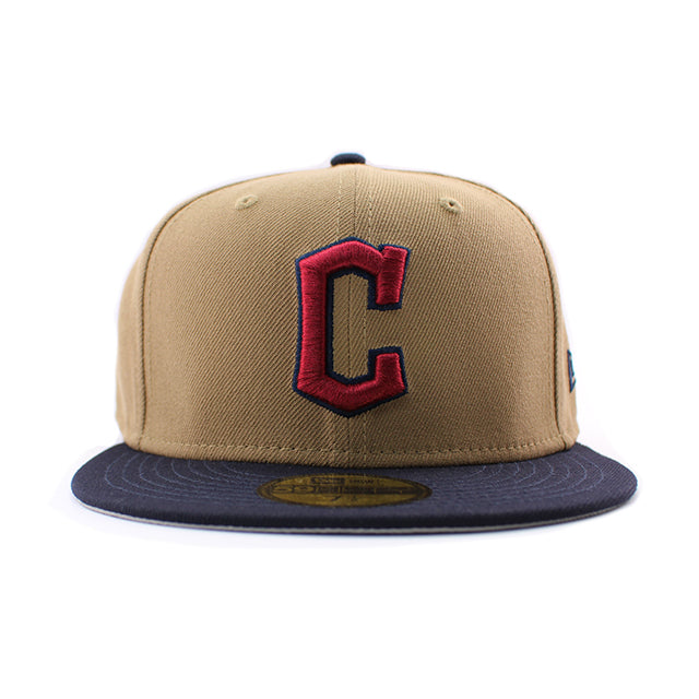 ニューエラ キャップ 59FIFTY クリーブランド ガーディアンズ MLB CITY CONNECT FITTED CAP KHAKI