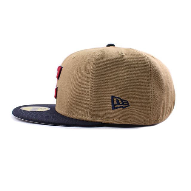 ニューエラ キャップ 59FIFTY クリーブランド ガーディアンズ MLB CITY CONNECT FITTED CAP KHAKI