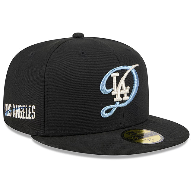 シティコネクト ニューエラ キャップ 59FIFTY ロサンゼルス ドジャース MLB CITY CONNECT FITTED BLACK