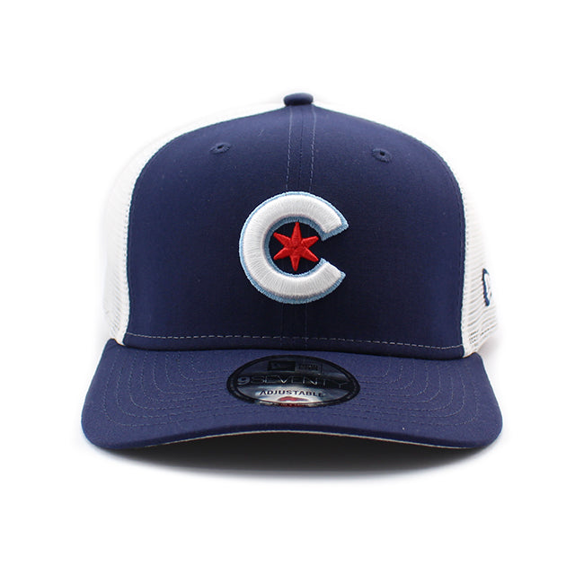 シティコネクト ニューエラ キャップ 9SEVENTY シカゴ カブス CITY CONNECT MESH SNAPBACK CAP NAVY