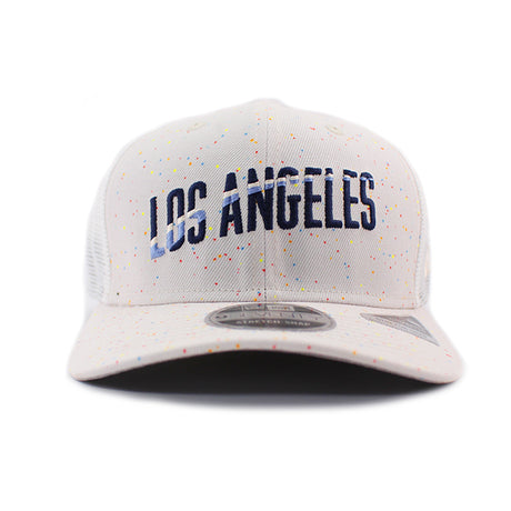 ニューエラ キャップ 9SEVENTY ストレッチ スナップバック ロサンゼルス ドジャース MLB CITY CONNECT STRETCH MESH SNAPBACK CAP WHITE