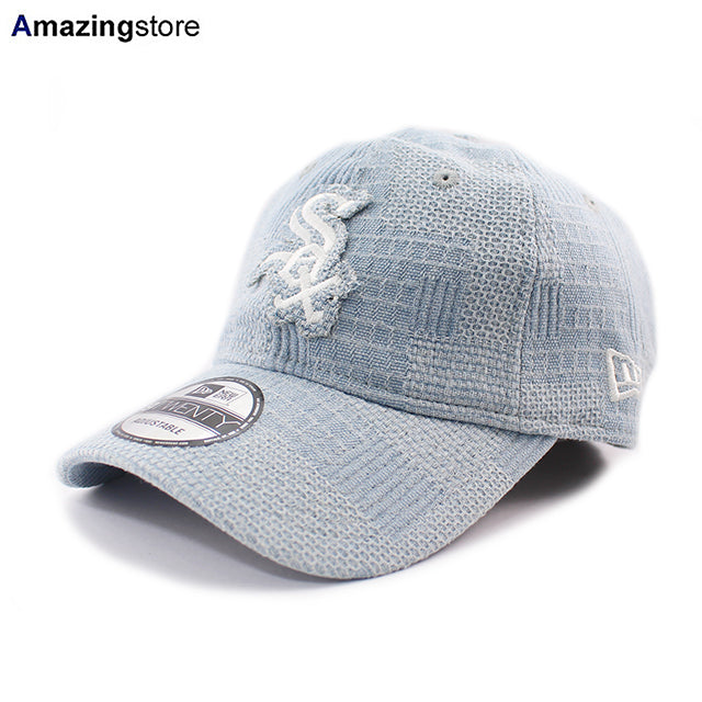 ニューエラ キャップ 9TWENTY ストラップバック シカゴ ホワイトソックス MLB PATCH DENIM STRAPBACK CAP LIGHT BLUE