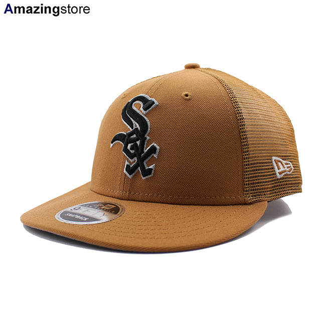 ニューエラ メッシュキャップ LP9FIFTY シカゴ ホワイトソックス MLB TRUCKER MESH CAP LIGHT BRONZE