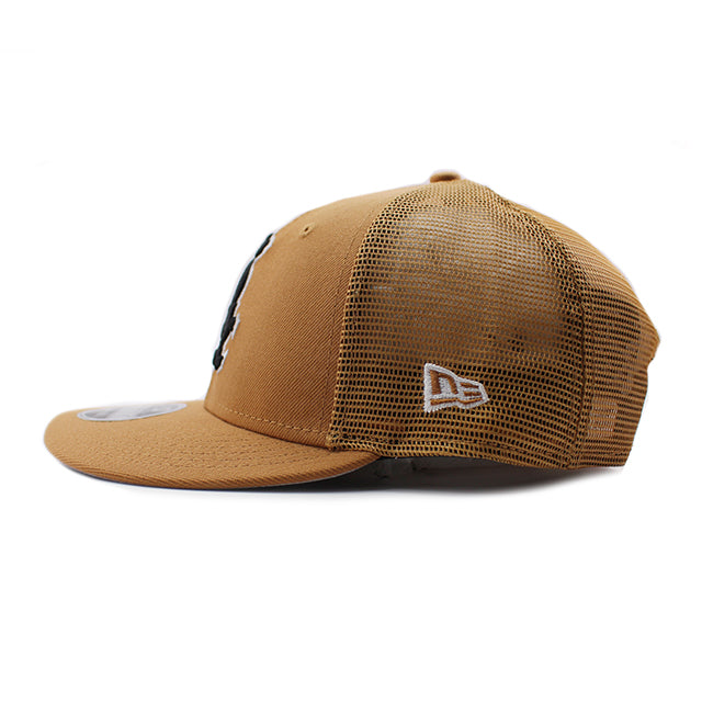 ニューエラ メッシュキャップ LP9FIFTY シカゴ ホワイトソックス MLB TRUCKER MESH CAP LIGHT BRONZE