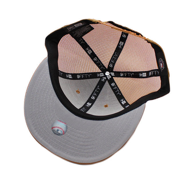 ニューエラ メッシュキャップ LP9FIFTY シカゴ ホワイトソックス MLB TRUCKER MESH CAP LIGHT BRONZE