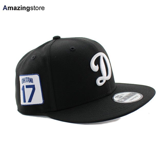 大谷翔平モデル ニューエラ 9FIFTY ロサンゼルス ドジャース MLB D LOGO SHOHEI OHTANI NAME&NUMBER SNAPBACK BLACK