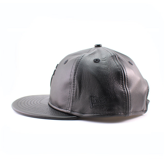 ニューエラ キャップ RC9FIFTY ストラップバック アリゾナ ダイヤモンドバックス MLB GENUINE LEATHER RETRO CROWN STRAPBACK CAP BLACKOUT