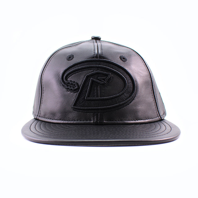 ニューエラ キャップ RC9FIFTY ストラップバック アリゾナ ダイヤモンドバックス MLB GENUINE LEATHER RETRO CROWN STRAPBACK CAP BLACKOUT