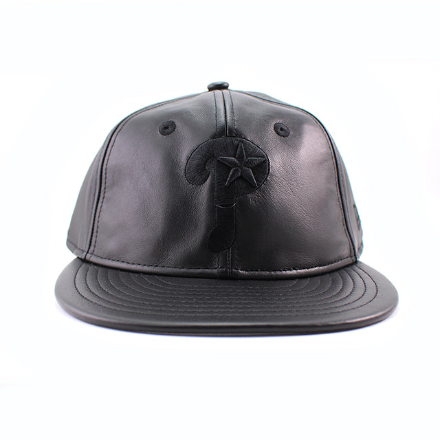 ニューエラ キャップ RC9FIFTY ストラップバック フィラデルフィア フィリーズ MLB GENUINE LEATHER RETRO CROWN STRAPBACK CAP BLACKOUT