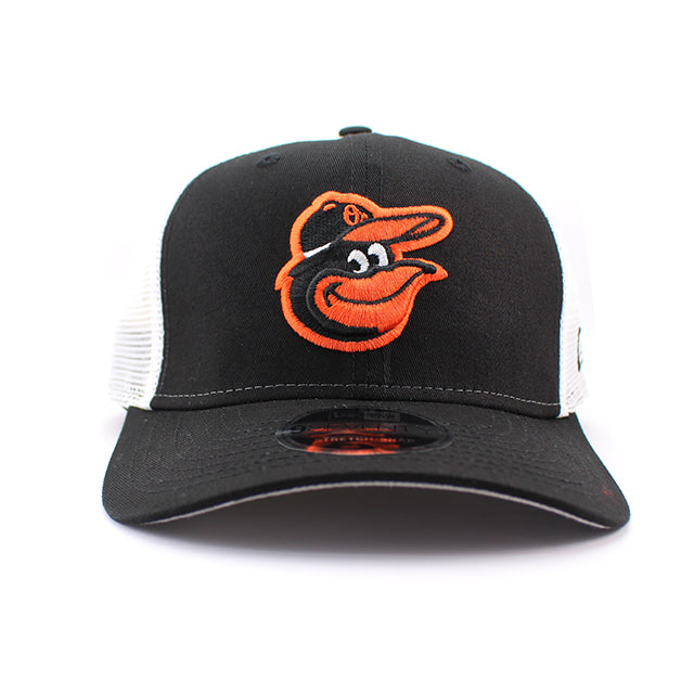ニューエラ キャップ 9SEVENTY ストレッチ スナップバック ボルチモア オリオールズ MLB STRETCH MESH SNAPBACK CAP BLACK