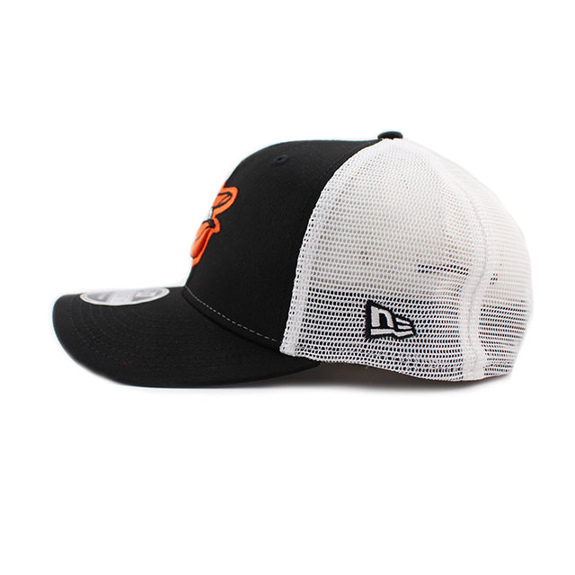 ニューエラ キャップ 9SEVENTY ストレッチ スナップバック ボルチモア オリオールズ MLB STRETCH MESH SNAPBACK CAP BLACK