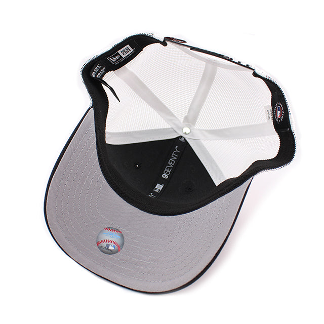 ニューエラ キャップ 9SEVENTY ストレッチ スナップバック ボルチモア オリオールズ MLB STRETCH MESH SNAPBACK CAP BLACK