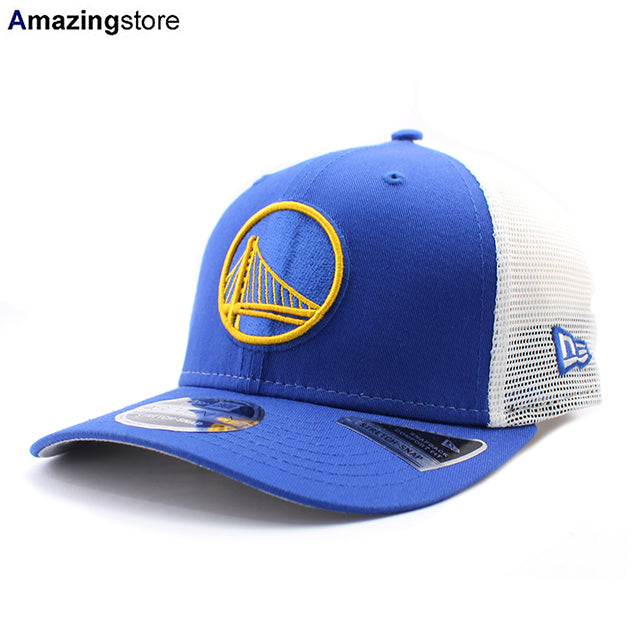 ニューエラ キャップ 9SEVENTY メッシュ ストレッチ スナップバック ゴールデンステイト ウォリアーズ NBA MESH STRETCH SNAPBACK CAP ROYAL BLUE
