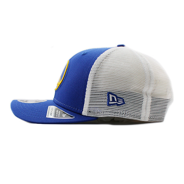 ニューエラ キャップ 9SEVENTY メッシュ ストレッチ スナップバック ゴールデンステイト ウォリアーズ NBA MESH STRETCH SNAPBACK CAP ROYAL BLUE