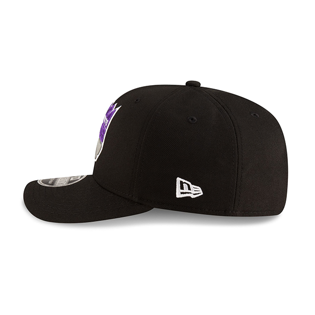 ニューエラ キャップ 9SEVENTY ストレッチ スナップバック サクラメント キングス NBA STRETCH SNAPBACK CAP BLACK