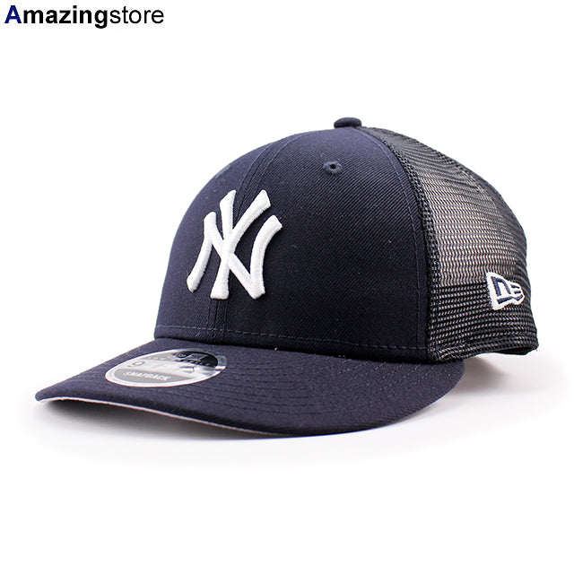 ニューエラ メッシュキャップ LP9FIFTY ニューヨーク ヤンキース MLB TRUCKER MESH CAP NAVY