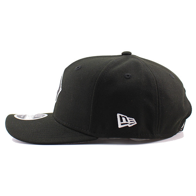 ニューエラ キャップ 9SEVENTY ストレッチ スナップバック シカゴ ホワイトソックス MLB STRETCH SNAPBACK CAP BLACK
