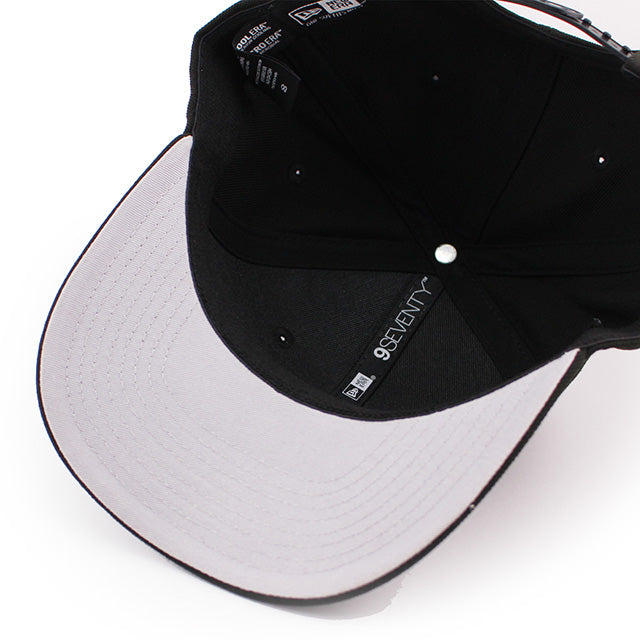 ニューエラ キャップ 9SEVENTY ストレッチ スナップバック シカゴ ホワイトソックス MLB STRETCH SNAPBACK CAP BLACK