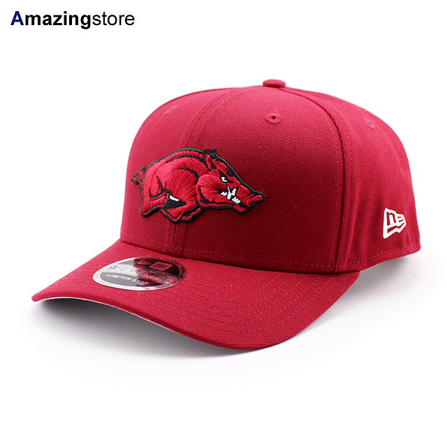 ニューエラ キャップ 9SEVENTY ストレッチ スナップバック アーカンソー レイザーバックス NCAA STRETCH SNAPBACK CAP CARDINAL