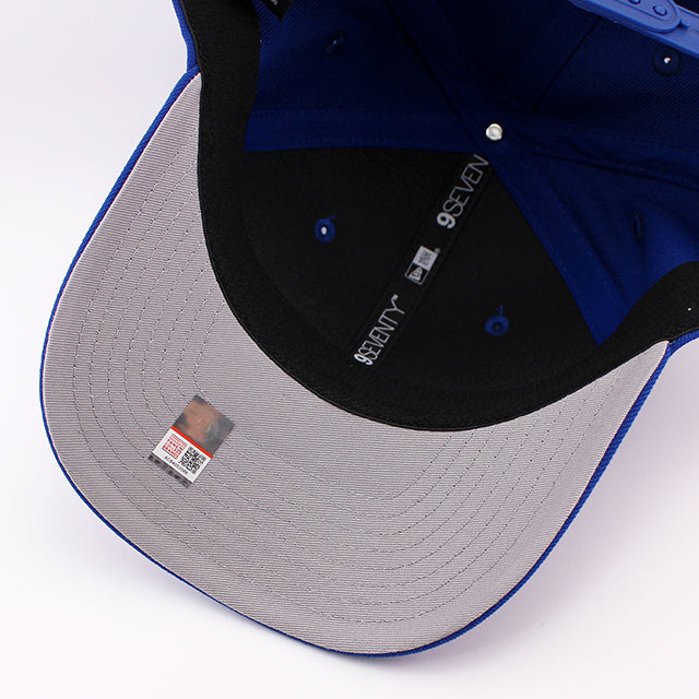 ニューエラ キャップ 9SEVENTY ストレッチ スナップバック カンザス ジェイホークス NCAA STRETCH SNAPBACK CAP BLUE