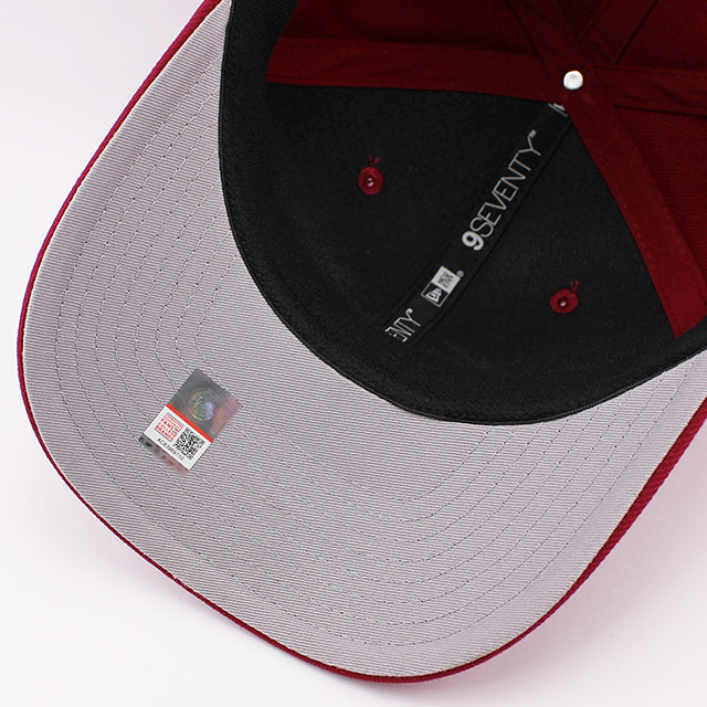 ニューエラ キャップ 9SEVENTY ストレッチ スナップバック フロリダステイト セミノールズ NCAA STRETCH SNAPBACK CAP MAROON