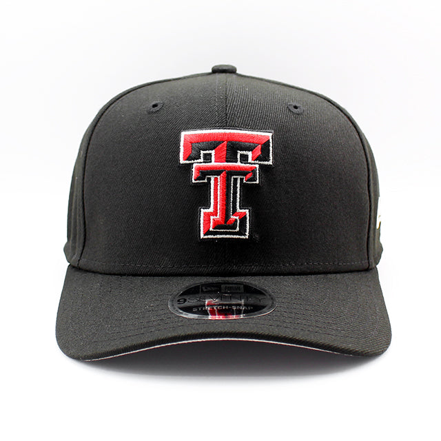 ニューエラ キャップ 9SEVENTY ストレッチ スナップバック テキサステック レッドレイダース NCAA STRETCH SNAPBACK CAP BLACK