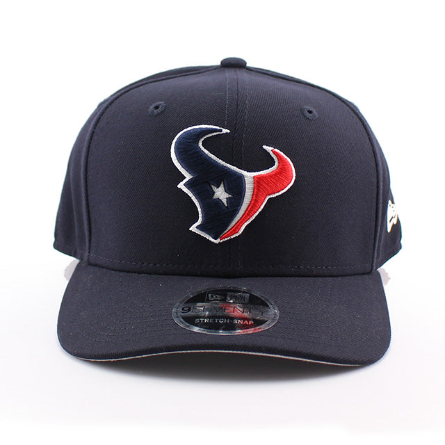ニューエラ キャップ 9SEVENTY ストレッチ スナップバック ヒューストン テキサンズ NFL STRETCH SNAPBACK CAP NAVY