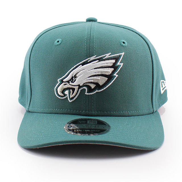 ニューエラ キャップ 9SEVENTY ストレッチ スナップバック フィラデルフィア イーグルス NFL STRETCH SNAPBACK CAP GREEN