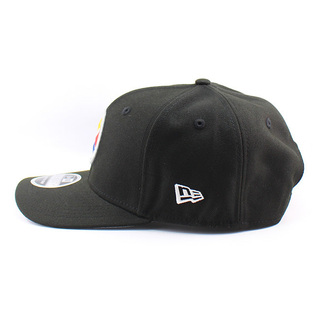 ニューエラ キャップ 9SEVENTY ストレッチ スナップバック ピッツバーグ スティラーズ NFL STRETCH SNAPBACK CAP BLACK