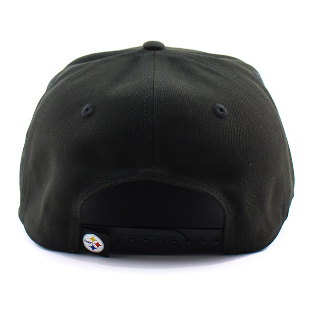 ニューエラ キャップ 9SEVENTY ストレッチ スナップバック ピッツバーグ スティラーズ NFL STRETCH SNAPBACK CAP BLACK