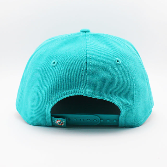 ニューエラ キャップ 9SEVENTY ストレッチ スナップバック マイアミ ドルフィンズ NFL STRETCH SNAPBACK CAP AQUA