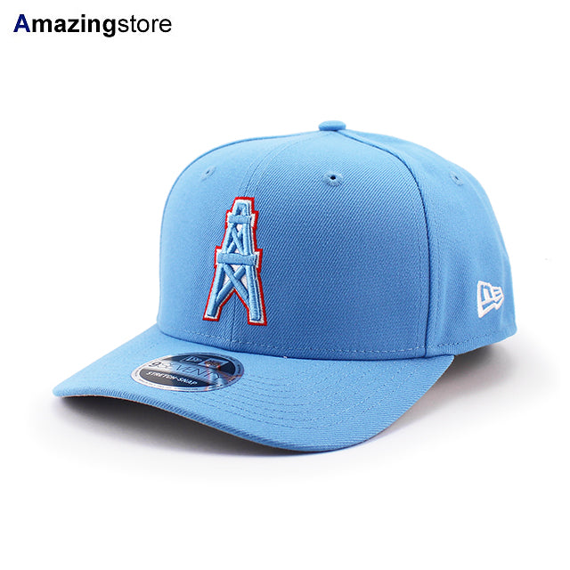 ニューエラ キャップ 9SEVENTY ストレッチ スナップバック ヒューストン オイラーズ NFL STRETCH SNAPBACK CAP SKY BLUE