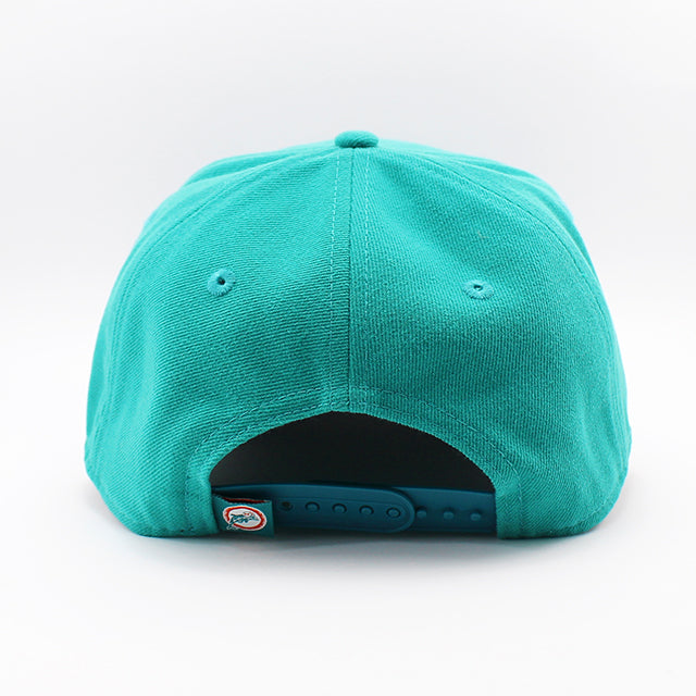 ニューエラ キャップ 9SEVENTY ストレッチ スナップバック マイアミ ドルフィンズ NFL STRETCH SNAPBACK CAP AQUA