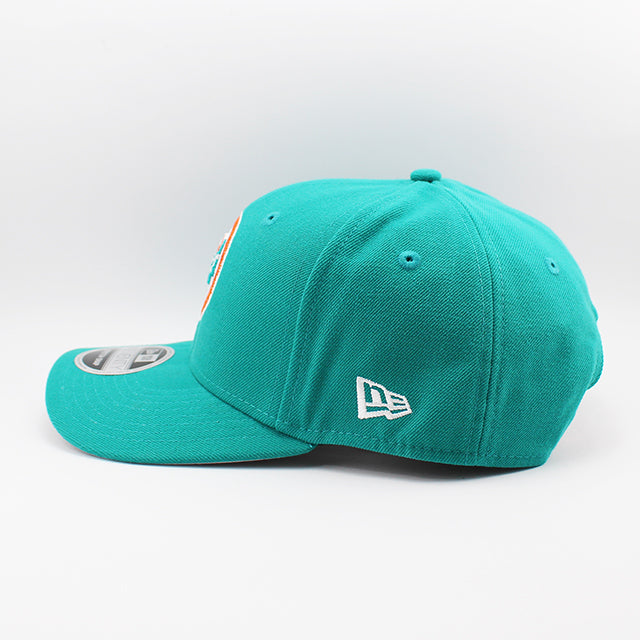 ニューエラ キャップ 9SEVENTY ストレッチ スナップバック マイアミ ドルフィンズ NFL STRETCH SNAPBACK CAP AQUA