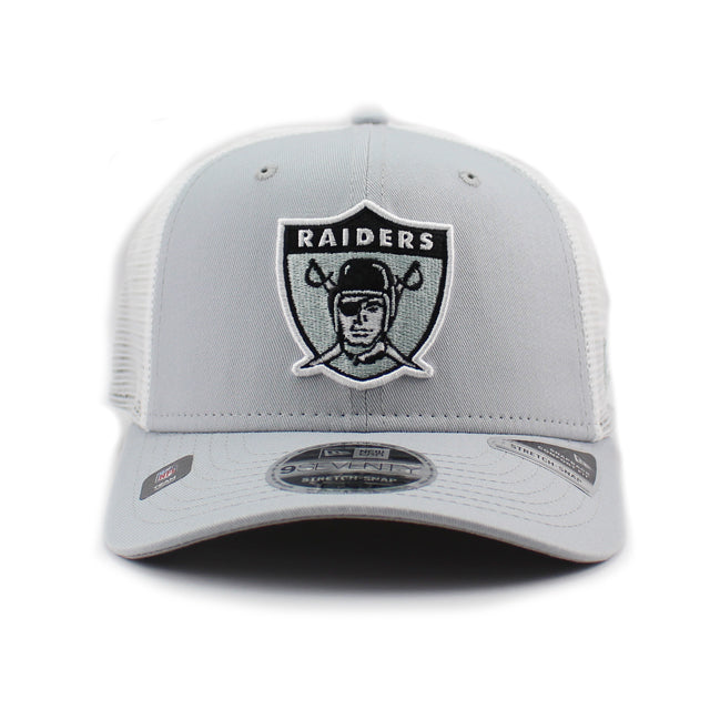 ニューエラ キャップ 9SEVENTY ストレッチ スナップバック ラスベガス レイダース NFL MESH STRETCH SNAPBACK CAP GREY