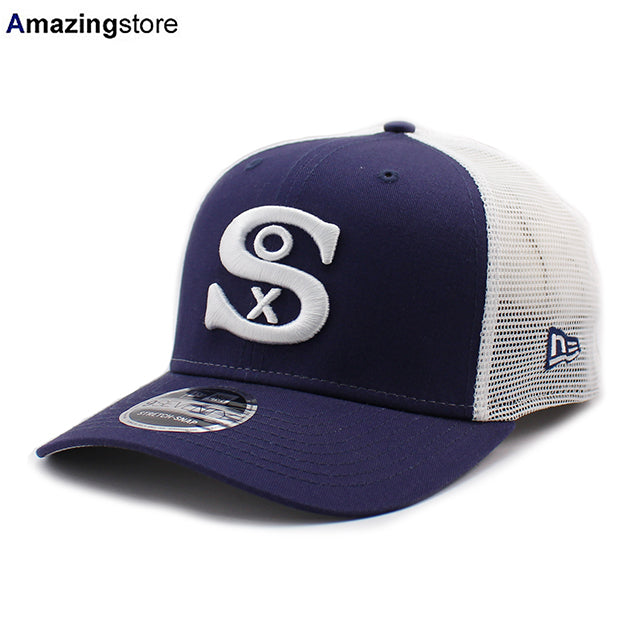 ニューエラ キャップ 9SEVENTY ストレッチ スナップバック シカゴ ホワイトソックス MLB STRETCH MESH SNAPBACK CAP NAVY
