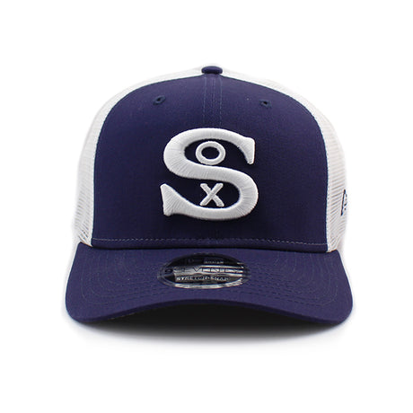ニューエラ キャップ 9SEVENTY ストレッチ スナップバック シカゴ ホワイトソックス MLB STRETCH MESH SNAPBACK CAP NAVY