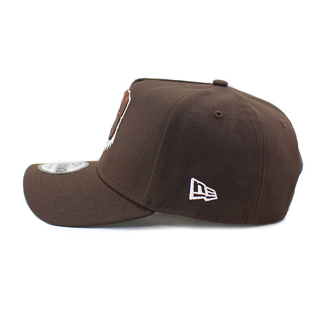 ニューエラ キャップ 9FORTY クリーブランド ブラウンズ NFL A-FRAME SNAPBACK CAP BROWN